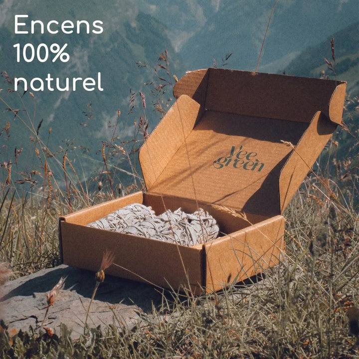 Encens Naturel Sauge Blanche et Palo Santo Coffret