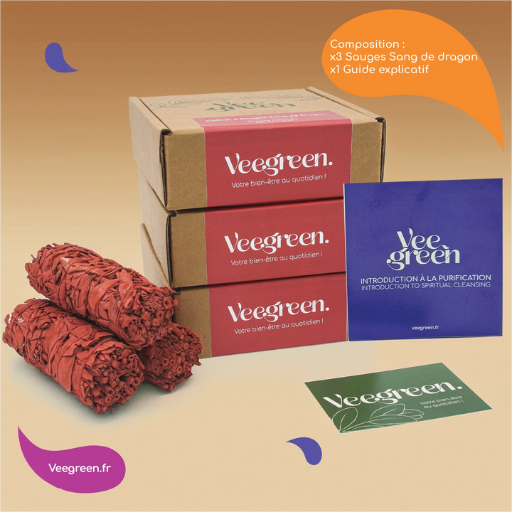 Batônnet Sauge Blanche et Résine de Sang de Dragon