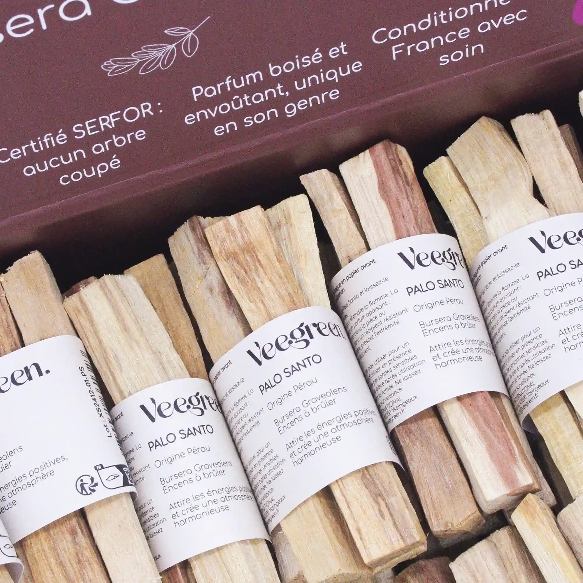 bâtonnets de Palo Santo 