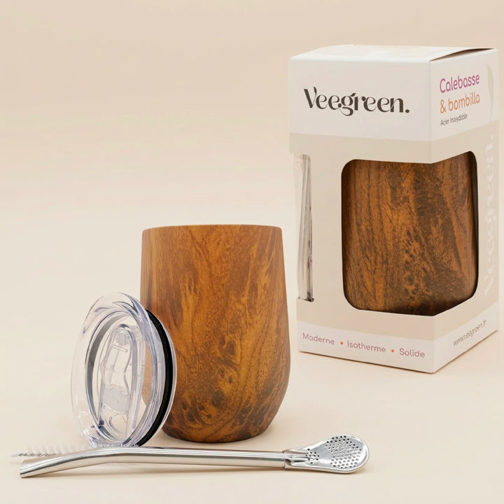 calebasse maté isotherme & sa bombilla