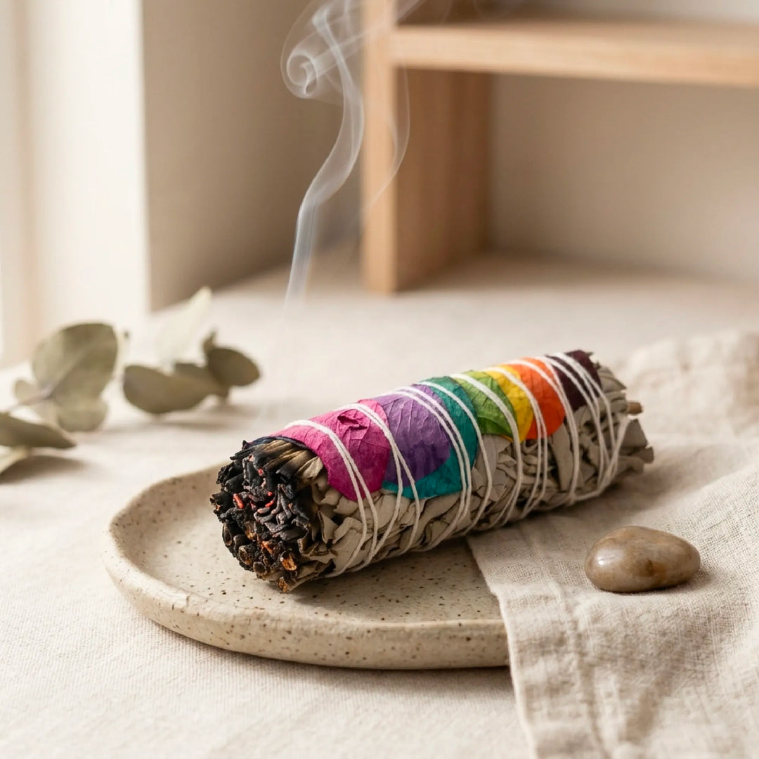 Coffret Sauge Blanche 7 Chakras x3