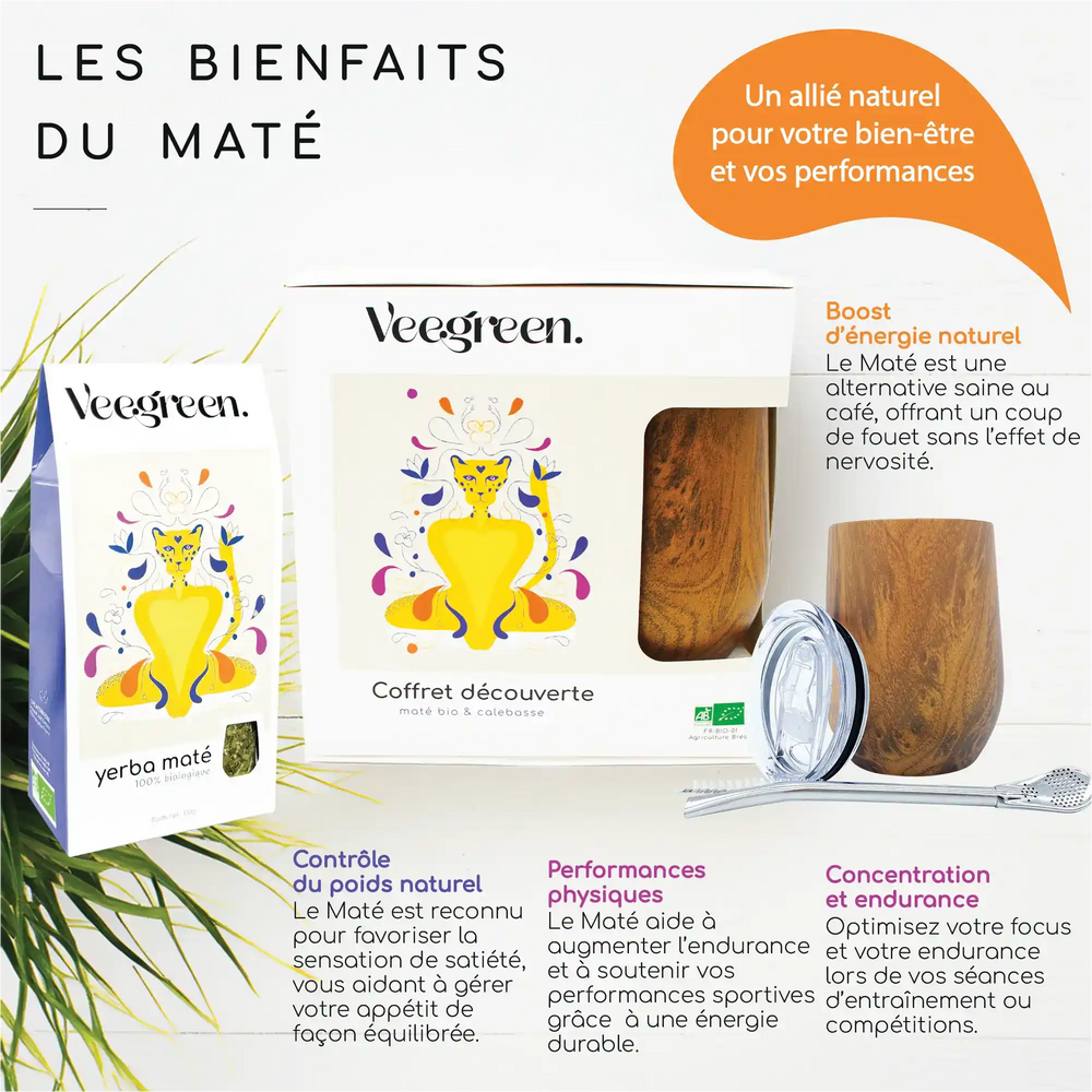 Yerba Mate Organique Kit Coffret Découverte